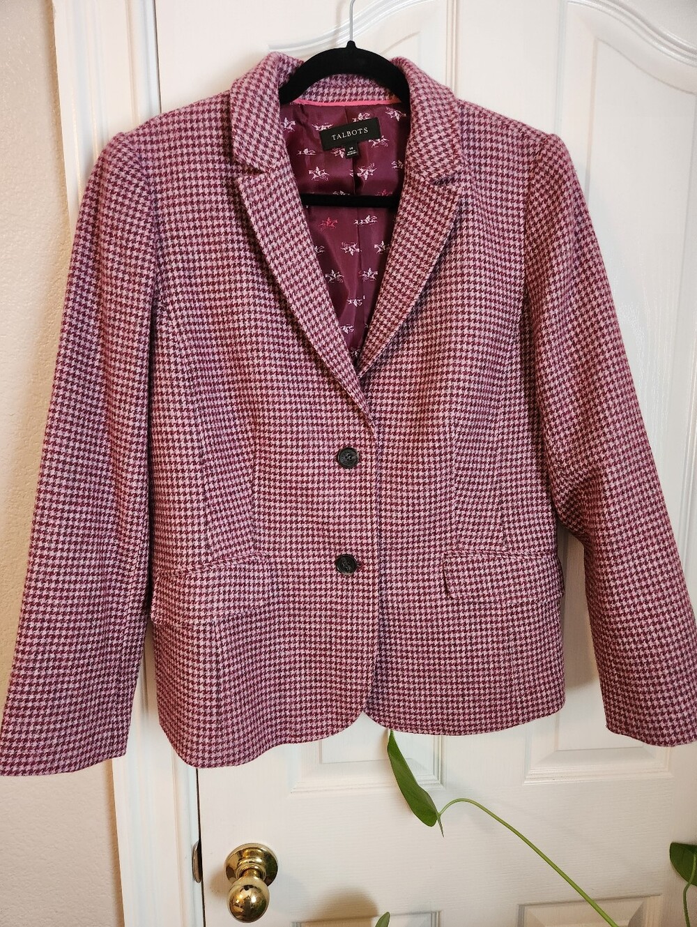 Talbots Blazer Wool Blend